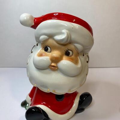 Lot 383: Vintage Santa Vase