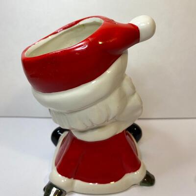Lot 383: Vintage Santa Vase