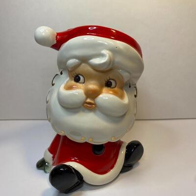 Lot 383: Vintage Santa Vase