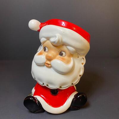 Lot 383: Vintage Santa Vase