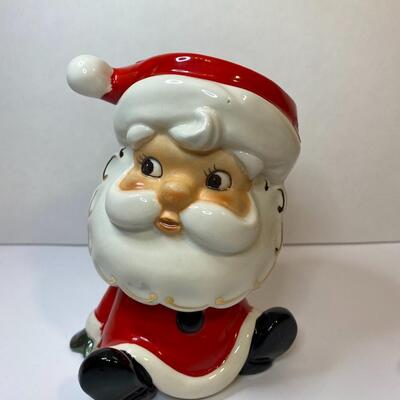Lot 383: Vintage Santa Vase