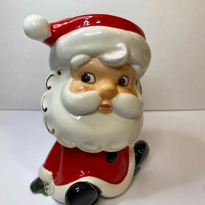 Lot 383: Vintage Santa Vase