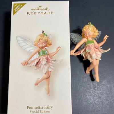 Lot 418: Hallmark Fairy Ornaments