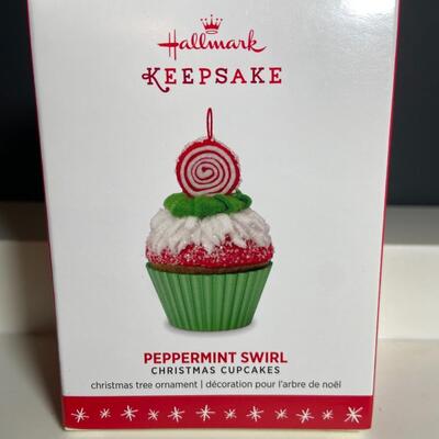Lot 414: Hallmark Christmas Cupcakes Ornaments