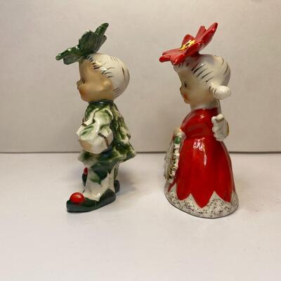Lot 385: Vintage Napco Salt & Pepper Sets / Stacking Glass Christmas Tree Candy Dish