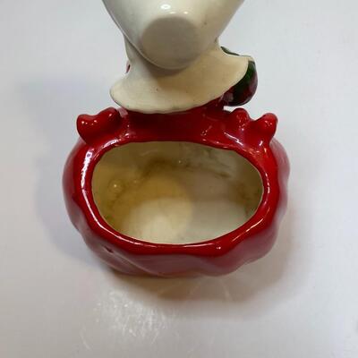 Lot 388: Vintage Christmas Planters/Candy Dishes & Ornaments