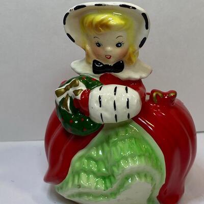 Lot 388: Vintage Christmas Planters/Candy Dishes & Ornaments