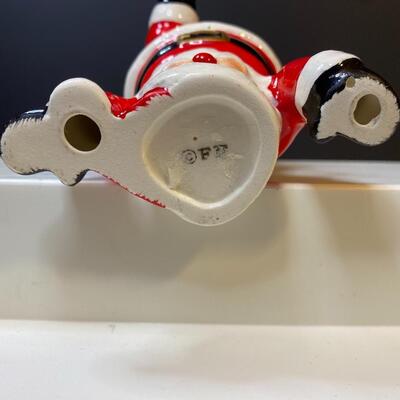 Lot 391: Vintage Fitz & Floyd "Silly" Santa's