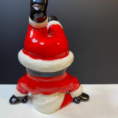 Lot 391: Vintage Fitz & Floyd "Silly" Santa's