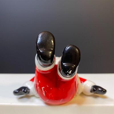 Lot 391: Vintage Fitz & Floyd "Silly" Santa's
