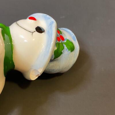 Lot 393: Vintage Fitz and Floyd "Silly" Snowmen