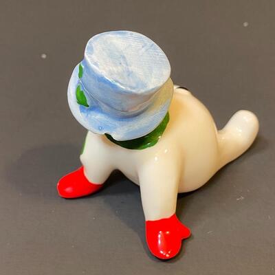 Lot 393: Vintage Fitz and Floyd "Silly" Snowmen