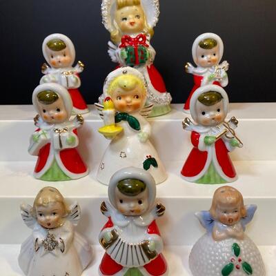 Lot 396: Vintage Christmas Angels (Lefton, Japan, and More)