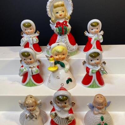Lot 396: Vintage Christmas Angels (Lefton, Japan, and More)