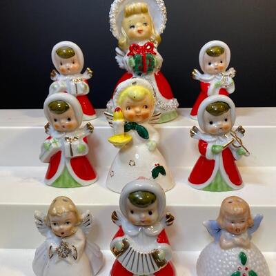 Lot 396: Vintage Christmas Angels (Lefton, Japan, and More)