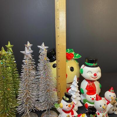 Lot 398: Vintage Snowman Bank and More