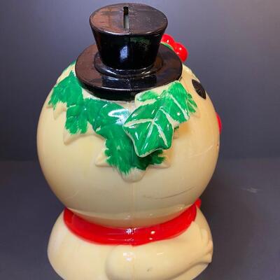 Lot 398: Vintage Snowman Bank and More
