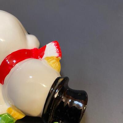 Lot 398: Vintage Snowman Bank and More