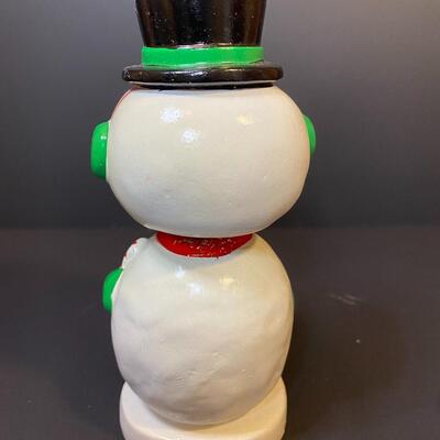 Lot 398: Vintage Snowman Bank and More