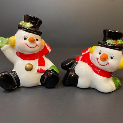 Lot 398: Vintage Snowman Bank and More