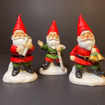 Lot 481: Vintage Christmas: Department 56 & Gnomes