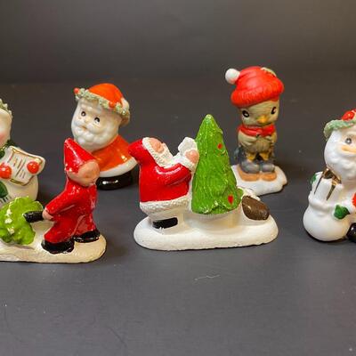 Lot 482: Antique/Vintage Christmas Figurines and More