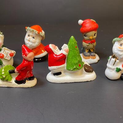 Lot 482: Antique/Vintage Christmas Figurines and More