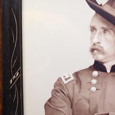 Vintage Framed Print of Major General George Armstrong Custer