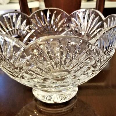 Lot #160  Lovely WATERFORD footed bowl - "Dorset" pattern