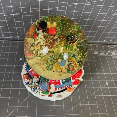 Christmas Big Snow Globe that is musical 