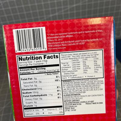 M&M Novelty Candy Dispenser BLUE