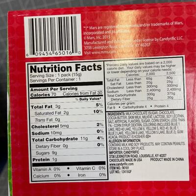 M&M Novelty Candy Dispenser Yellow