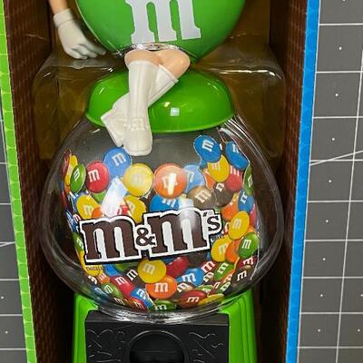 M&M Novelty Candy Dispenser Green