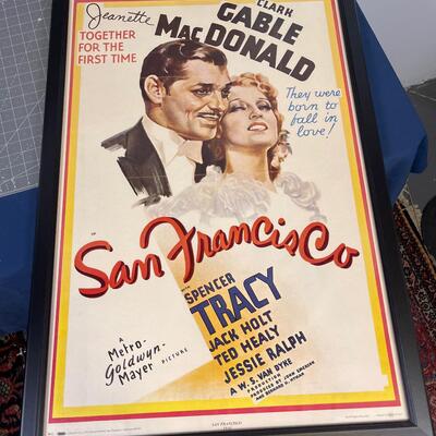 1971 Reproduction of Clark Gable in San Francisco 