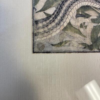 Japanese Woodblock Print 3 Panels 