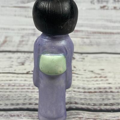 Japanese Asian Little Girl Figurine Wearing a Kimono