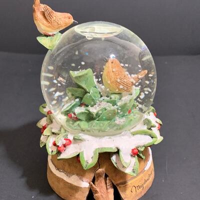 Lot 24: Vintage Ceramic Christmas Tree, Lenox, Hallmark Snow Globe