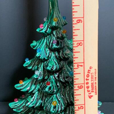 Lot 24: Vintage Ceramic Christmas Tree, Lenox, Hallmark Snow Globe