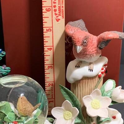 Lot 24: Vintage Ceramic Christmas Tree, Lenox, Hallmark Snow Globe