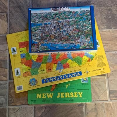 Lot 446: New Puzzles: Philadelphia, New Jersey & USA (Great Gifts!)
