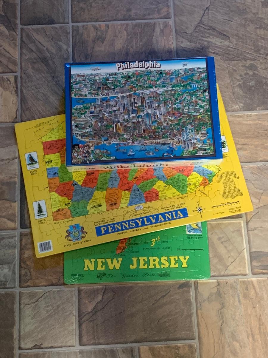Lot 446 New Puzzles Philadelphia, New Jersey & USA (Great Gifts
