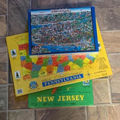 Lot 446: New Puzzles: Philadelphia, New Jersey & USA (Great Gifts!)