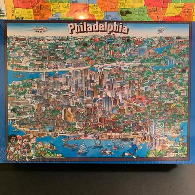 Lot 446: New Puzzles: Philadelphia, New Jersey & USA (Great Gifts!)