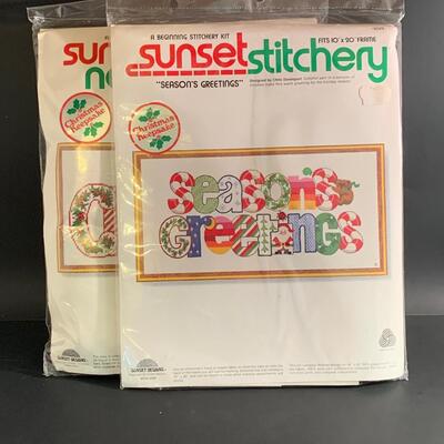 Lot 448: New Sunset Stitchery Beginners Kits (Great Gift!)