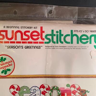 Lot 448: New Sunset Stitchery Beginners Kits (Great Gift!)