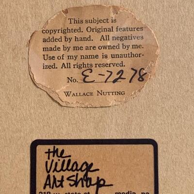 Lot 500: Vintage Wallace Nutting