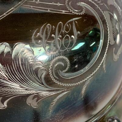 Lot 496: Vintage Ornate Forbes Silver Co. & Barbour Silver Co. Tea Set