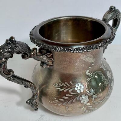Lot 496: Vintage Ornate Forbes Silver Co. & Barbour Silver Co. Tea Set