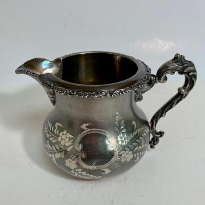 Lot 496: Vintage Ornate Forbes Silver Co. & Barbour Silver Co. Tea Set