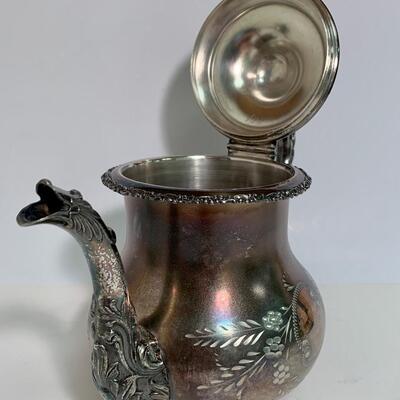Lot 496: Vintage Ornate Forbes Silver Co. & Barbour Silver Co. Tea Set
